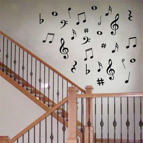 Musical Notes Wall Stickers Artistic Pod