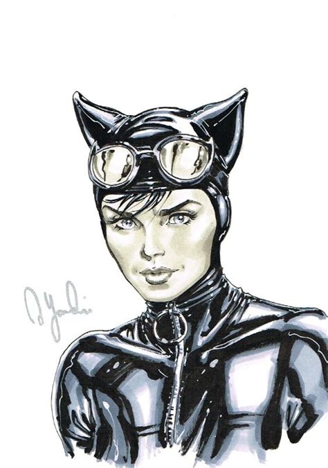Catwoman Selina Kyle David Yardin 2014 In Cem Selamet S Commissions Sketches Comic Art