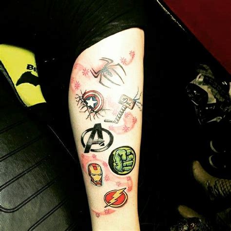 Superhero Tattoo Avengers Tattoo Marvel Tattoos Avengers Tattoo