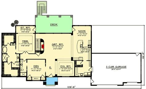 Ranch House Floor Plans With Basement Flooring Ideas