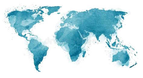 World Map Abstract Design Stock Illustration Illustration Of Texture