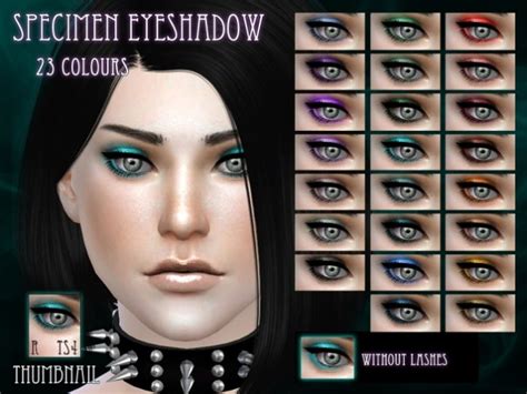 Specimen Eyeshadow By Remussirion At Mod The Sims Sims 4 Updates