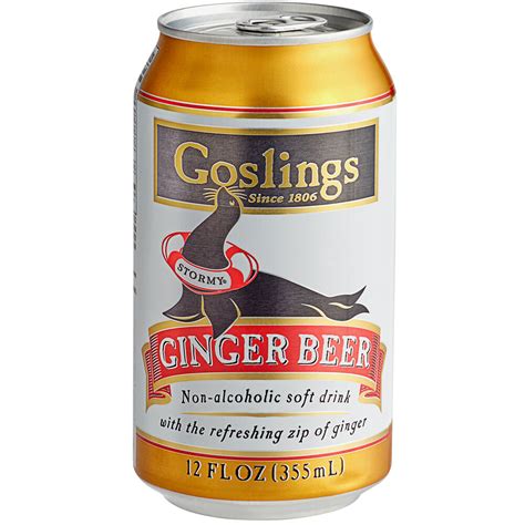 Goslings Ginger Beer Cans 12 Fl Oz 6 Pack