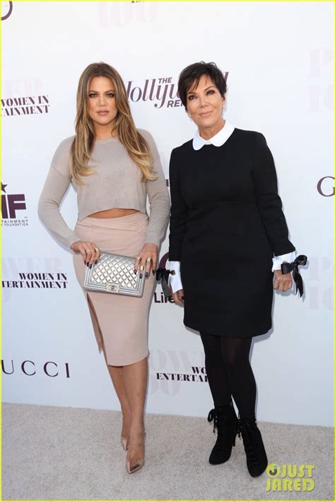 khloe kardashian and kris jenner make it a mother daughter day at thr s women in entertainment