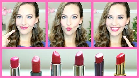 my favorite fuchsia lipsticks youtube