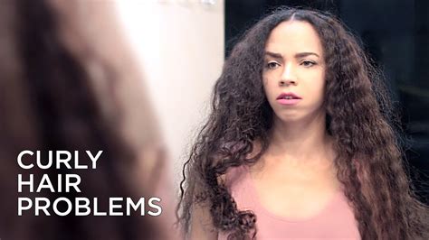 curly hair problems the struggles of having curly hair youtube