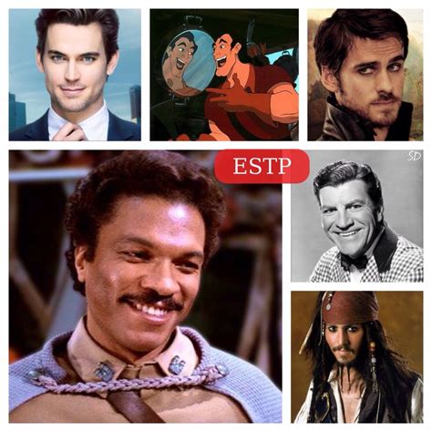 Estp Fictional Characters Not All Inclusive Just Some Great Examples