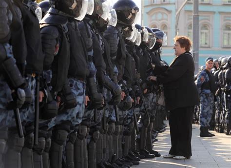 Russian Police Detain Nearly 700 In Opposition Crackdown In Moscow