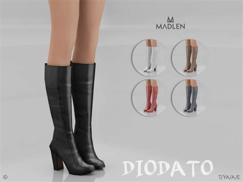 Madlen Diodato Boots By Mj95 At Tsr Sims 4 Updates
