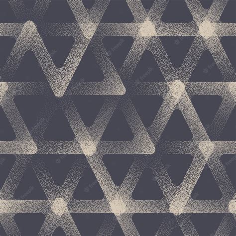 Premium Vector Intricate Rounded Triangular Grid Structure Vector