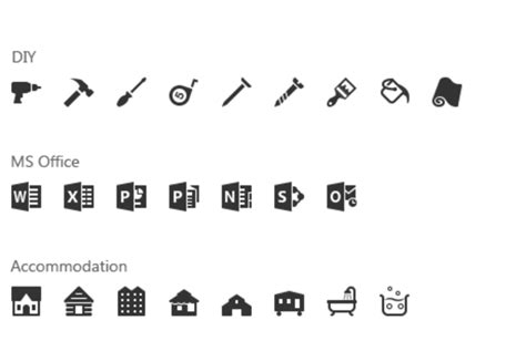 Windows 8 Icons Diy Ms Office Accommodation Free Images