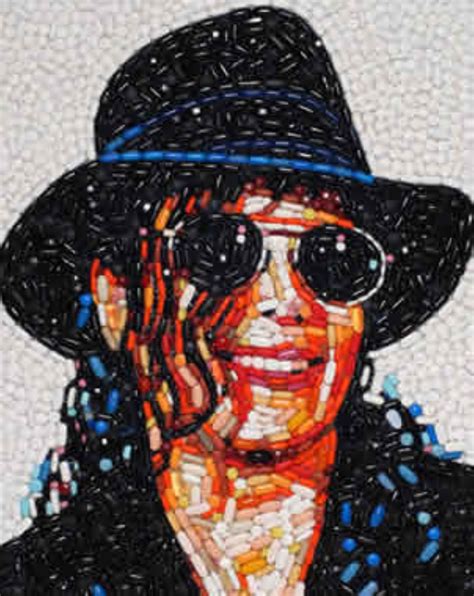 Artista Crea Obra De Arte Con La Cara De Michael Jackson Hecha De P Ldoras Noticias Agencia