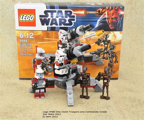 Star Wars Lego 9488 Elite Clone Trooper And Commando Droid Battle Pack