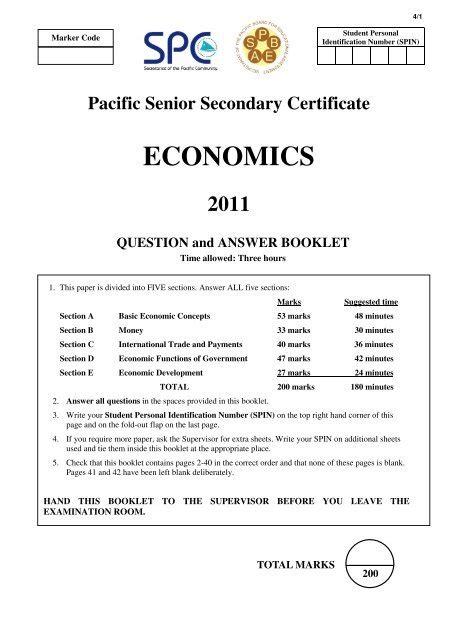Economics Exam Paperpdf