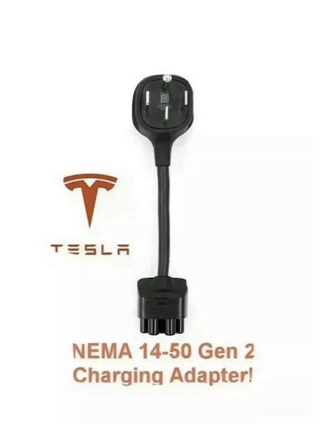 Tesla Nema 14 50 Adapter Gen 2 Mobile Connector Oem Charger Adapter