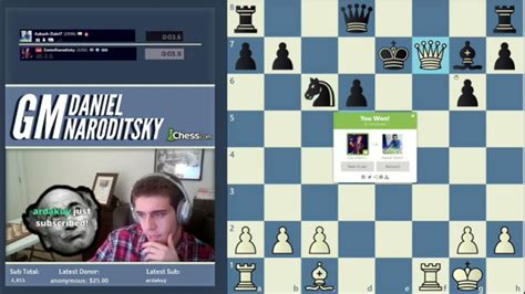 Chess Gm Naroditsky 10 Second Bullet Match Youtube