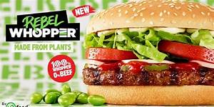 Burger King And Unilever Partner Up To Offer Meat Free