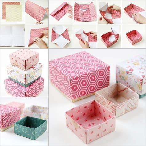 #diy #giftbox #craftideas our social media: Creative Ideas - DIY Cute Origami Gift Box ...