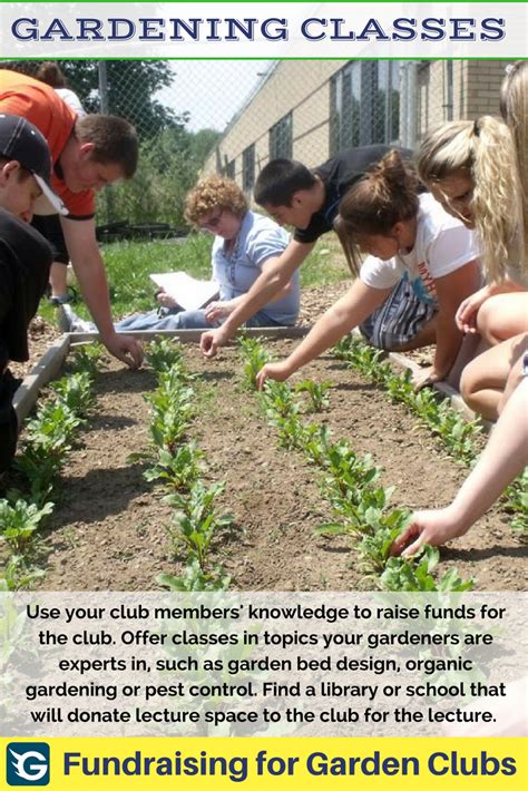 Gardening Classes Use Your Club Members Knowledge To Raise Funds For