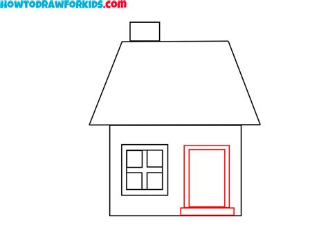 How To Draw A Simple House Easy Drawing Tutorial For Kids