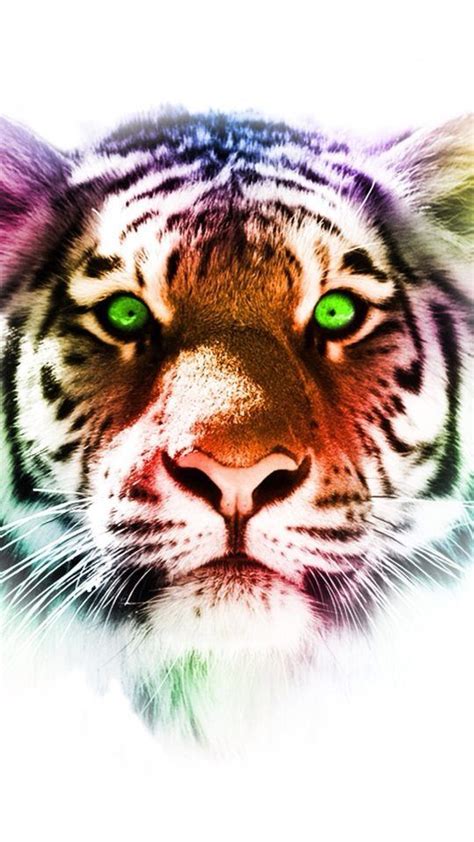 Tiger Green Eyes