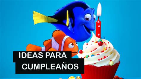 Te presentamos esta opción diferente y creativa ¡es facilísimo!1. Ideas para Cumpleaños en Forma de Dory y Nemo - YouTube