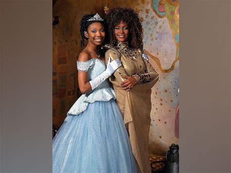 Brandys Cinderella With Fairy Godmother Whitney Houston Set To