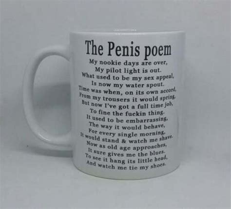 Penis Poem Coffee Cup Mug Sex Rude Novelty Christmas T Birthday Present Funny Ebay