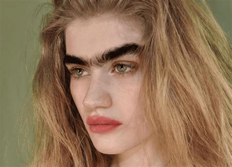 Can A Models Monobrow Help Women Embrace Body Hair Womens Hair