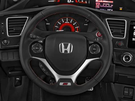 Image 2015 Honda Civic 4 Door Man Si Steering Wheel Size 1024 X 768