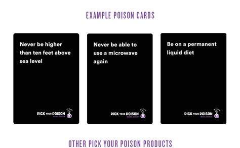 Pick Your Poison Card Game Expansion The “what Would You Rather Do