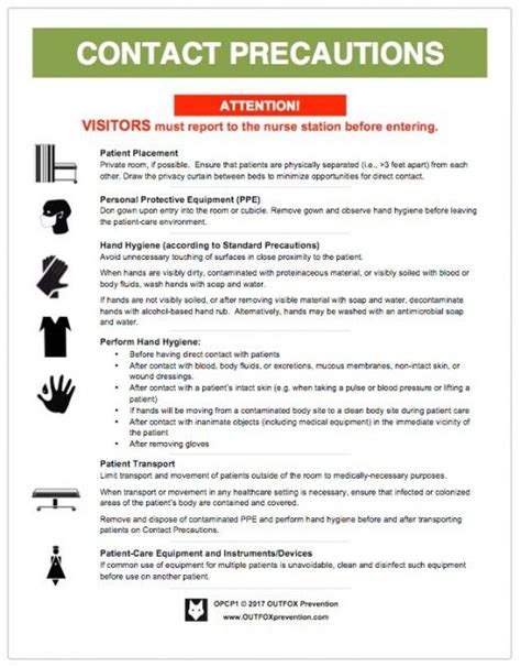 Cdc Standard Precautions Posters Infection Control Nursing Contact