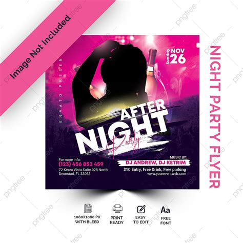 Party Flyer Design Template Download On Pngtree