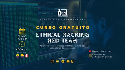 Curso Gratuito Ethical Hacking Red Team Linkedin