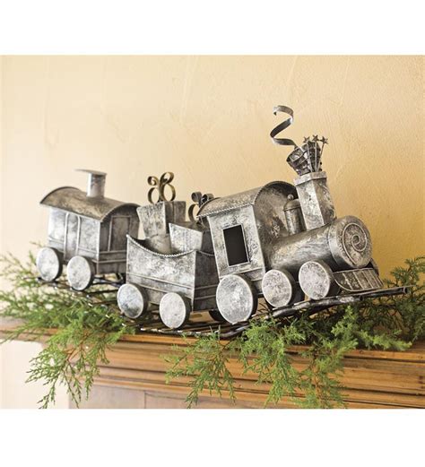 Holiday Metal Train Home Décor Plow And Hearth