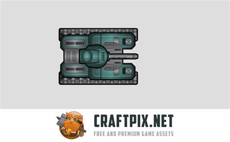Top Down Tank 2d Kit By Free Game Assets Gui Sprite Tilesets
