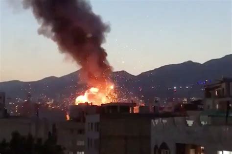 Video Powerful Explosion Kills At Least 13 In Tehran