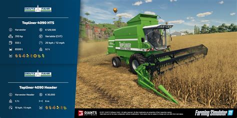 Farming Simulator 22 Deutz Fahr Topliner Harvesters And More