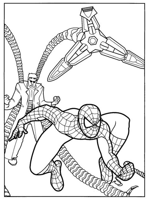 167 Dessins De Coloriage Spiderman à Imprimer Sur Page 3