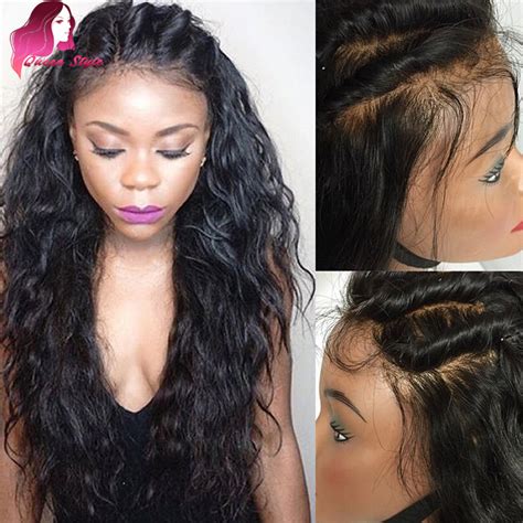 Virgin remy human hair wigs straight lace front wigs highlight brown ombre hair wig. Full Lace Human Hair Wigs For Black Women Beyonce ...