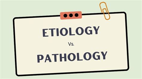 Difference Between Etiology And Pathology Differencebetween