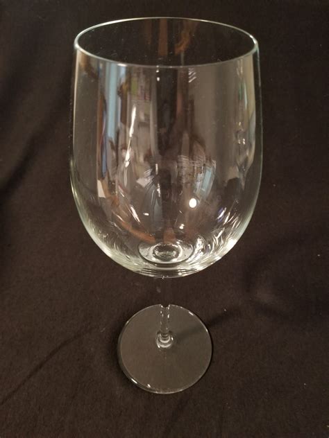 Large Oversized Clear Wine Glass Set Of 4 Bordeaux Shape Etsy