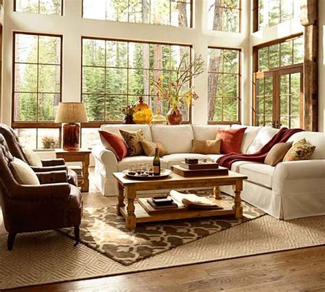 30 Beautiful Fall Inspired Living Room Designs Pottery Barn Living