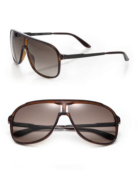 Lyst Carrera New Safari 62mm Plastic Aviator Sunglasses In Black For Men