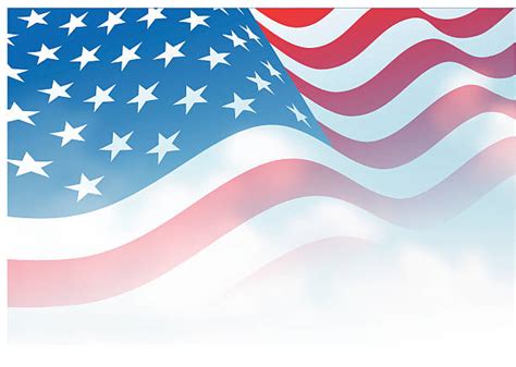 American Flag Clip Art Vector Images And Illustrations Istock