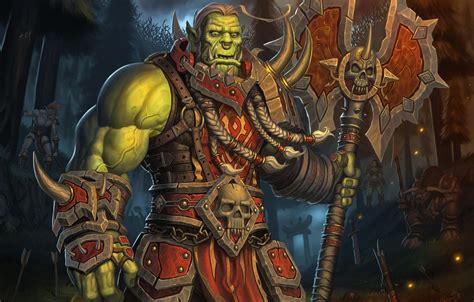 Wallpaper Forest World Of Warcraft Fantasy Blizzard