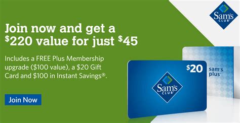 Sam's Club Plus Membership + $20 Gift Card & Freebies for $45 (Or Pay