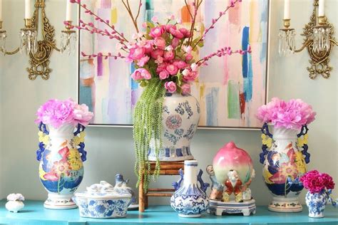 Chinoiserie Chic Style Spring Decor Home Tour Spring Decor Spring