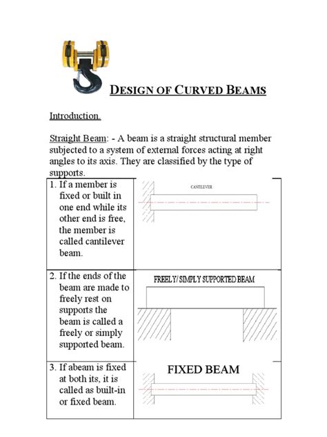 Design Of Curved Beams Pdf Beam Structure Bending