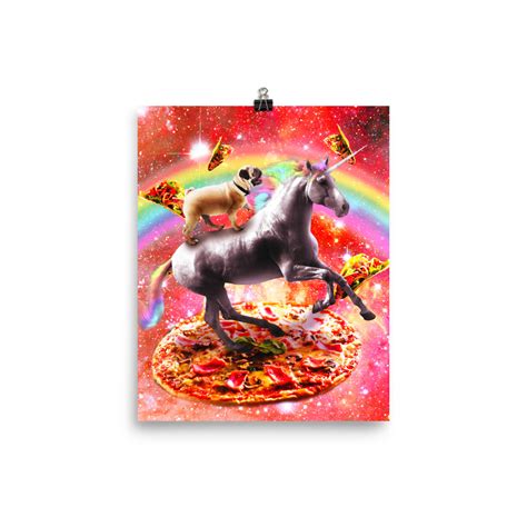 Posters - Random Galaxy | Cat riding unicorn, Horse posters, Funny posters